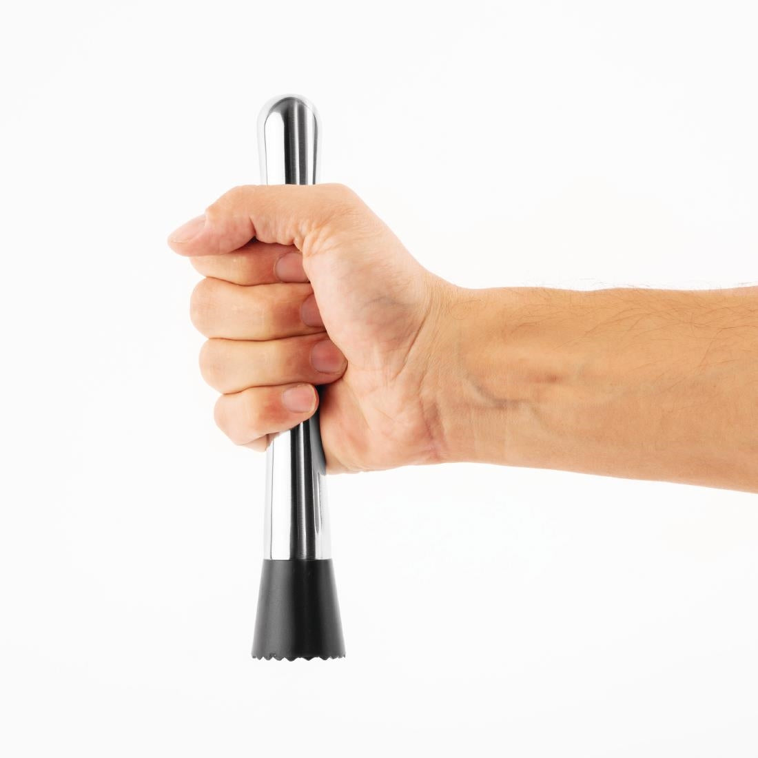 Olympia Cocktail Muddler (212(L)x34(Ø)mm. Stainless Steel) • PAS-DR592