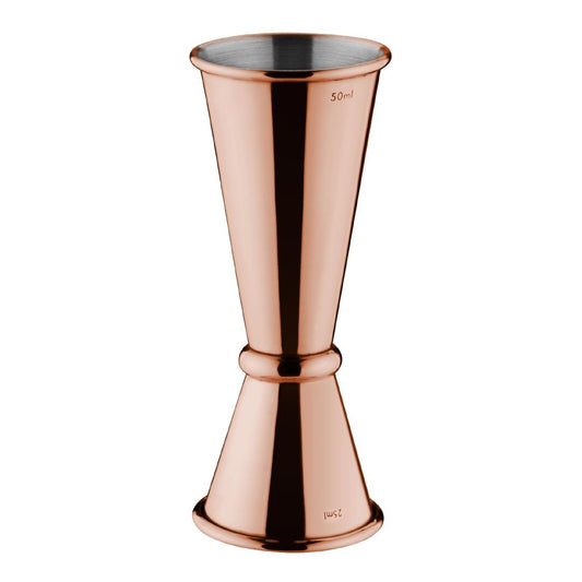 Olympia Banded Copper Jigger 25/50ml • PAS-DR606