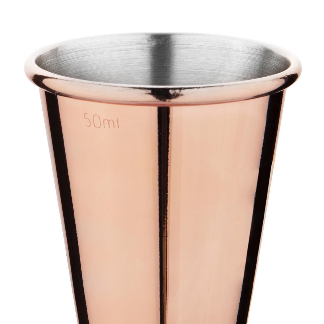 Olympia Banded Copper Jigger 25/50ml • PAS-DR606