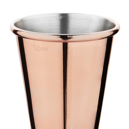 Olympia Banded Copper Jigger 25/50ml • PAS-DR606