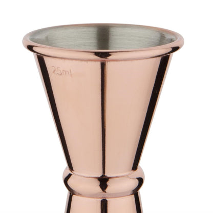 Olympia Banded Copper Jigger 25/50ml • PAS-DR606