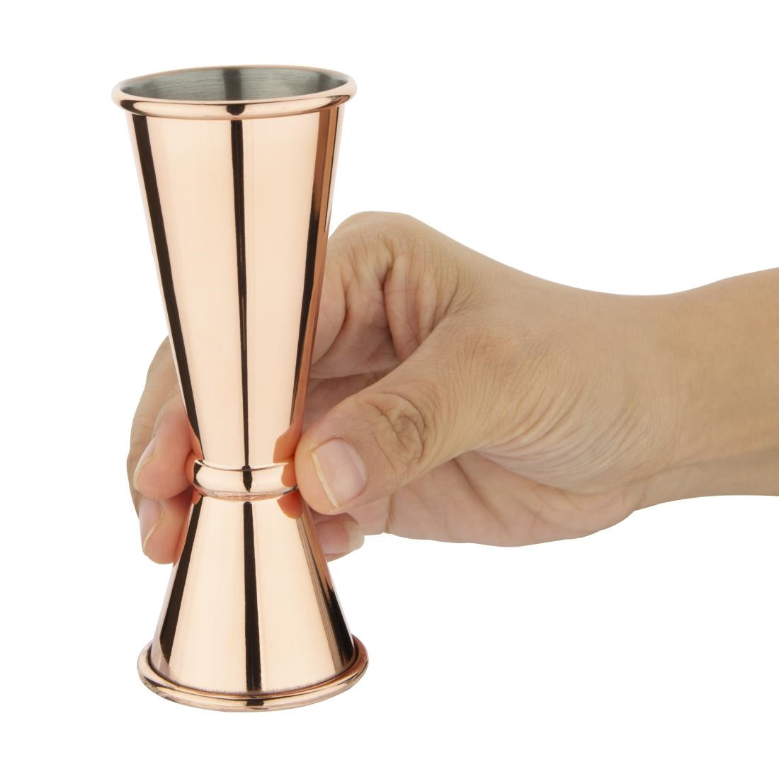 Olympia Banded Copper Jigger 25/50ml • PAS-DR606