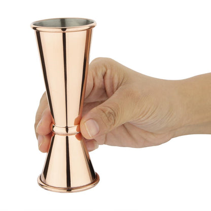 Olympia Banded Copper Jigger 25/50ml • PAS-DR606