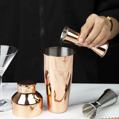 Olympia Banded Copper Jigger 25/50ml • PAS-DR606