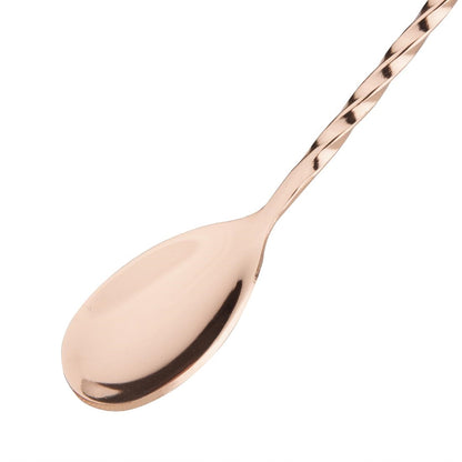 Olympia Cocktail Mixing Spoon Copper (270(L)x28(W)mm. Copper plated) • PAS-DR615