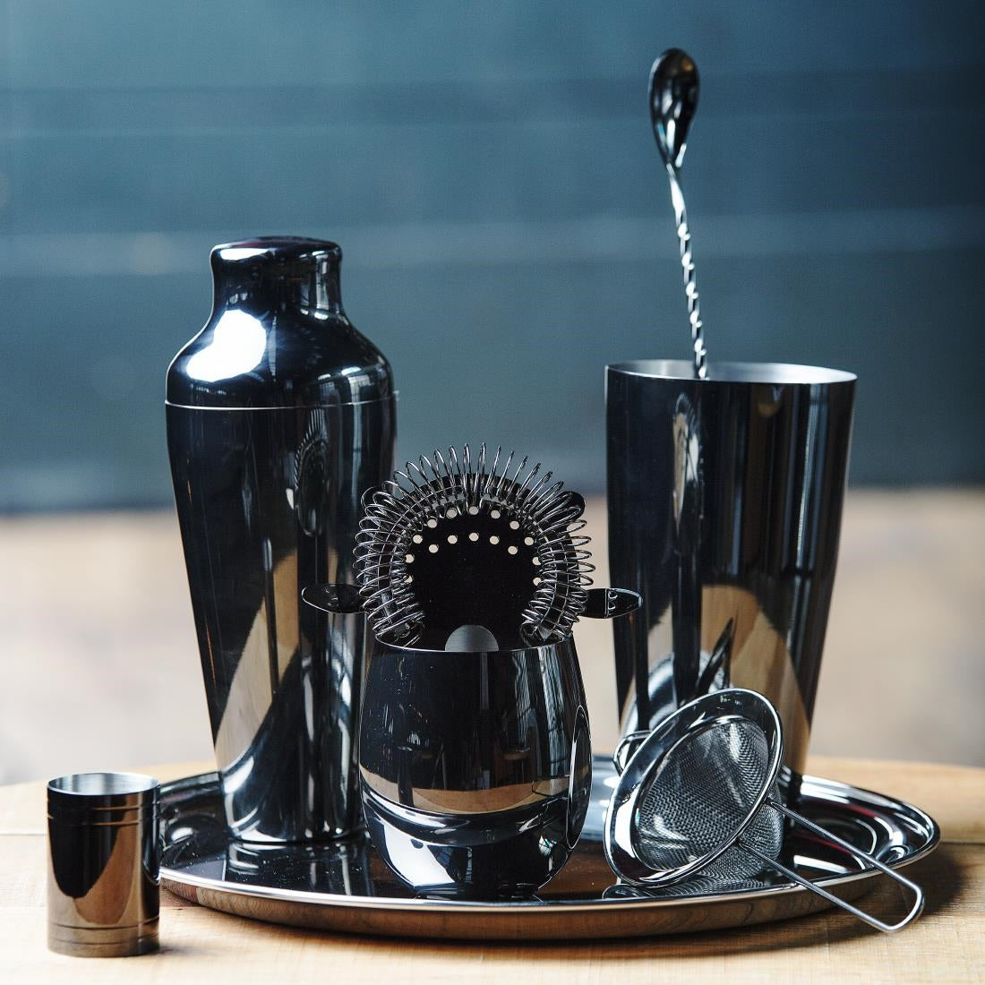 Olympia French Cocktail Shaker Gunmetal • PAS-DR628