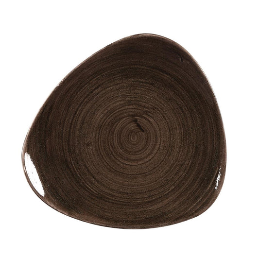Churchill Stonecast Patina Triangular Plates Black 229mm • PAS-DR655