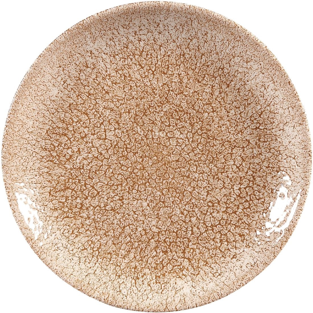 Churchill Studio Prints Raku Coupe Plate Garnet Orange 165mm (12 Pack) (Pack of 12) • PAS-DR703