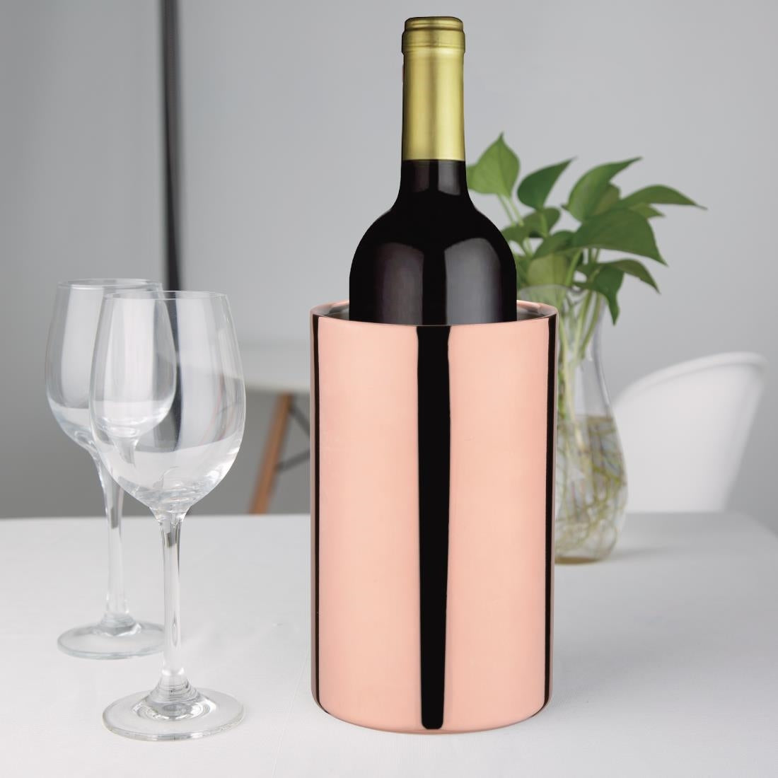 Olympia Copper Plated Wine & Champagne Cooler • PAS-DR741