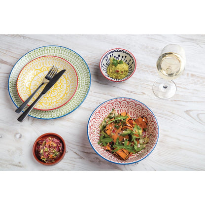 Olympia Tapas Rustic Mediterranean Dish Small - 102x20mm 4x 4/5" (6 Pack) (Colour: Terracotta. 20(h) x 103(w) x 103(Ø)mm. Box quantity: 6.) • PAS-CD740