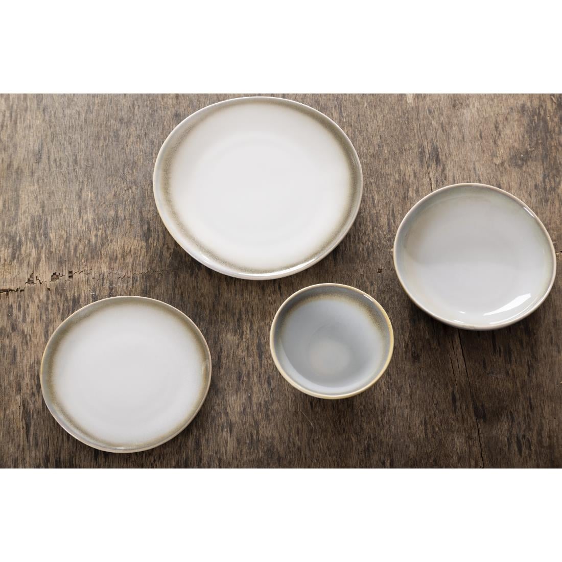 Olympia Birch Taupe Wide Bowl - 205mm 8" (6 Pack) (208(Ø)mm | Pack Quantity: 6) • PAS-DR784