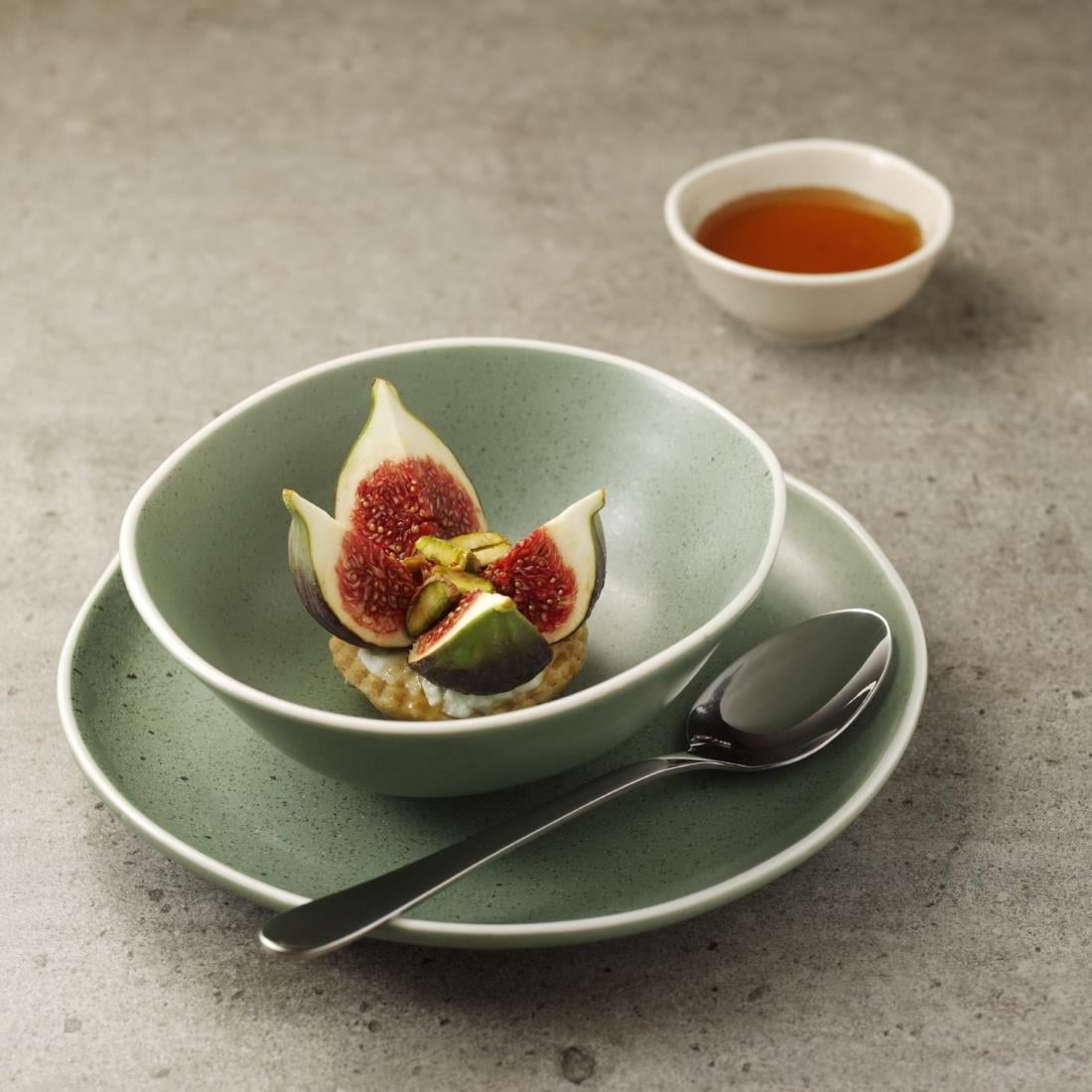 Olympia Chia Green Plate - 200mm 8" (Box 6) • PAS-DR801