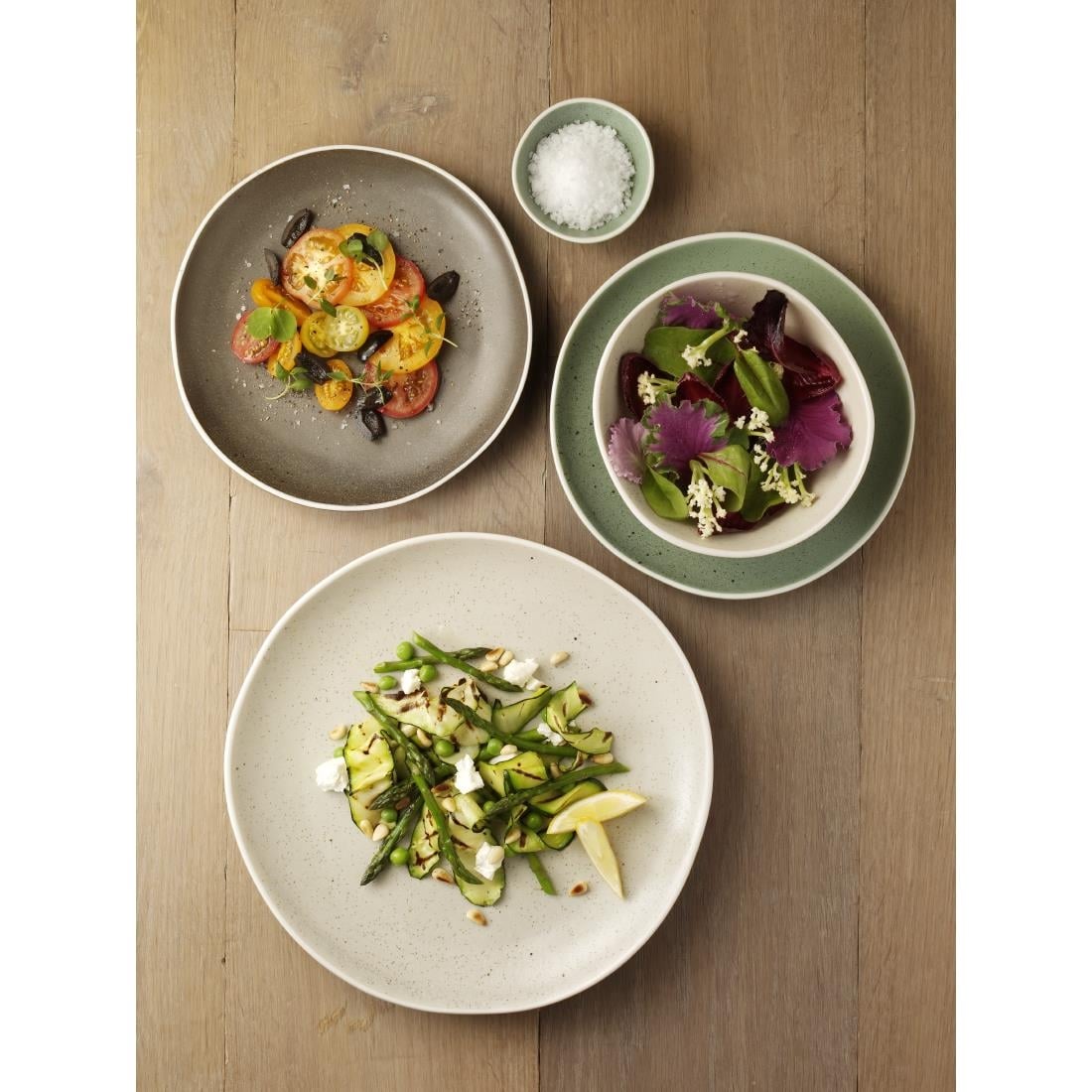 Olympia Chia Sand Plate - 270mm 10 1/2" (6 Pack) (270(Ø)mm | Pack Quantity: 6) • PAS-DR807