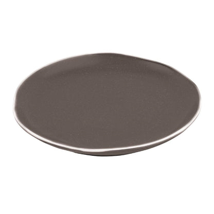 Olympia Chia Charcoal Plate - 200mm 8" (6 Pack) • PAS-DR815