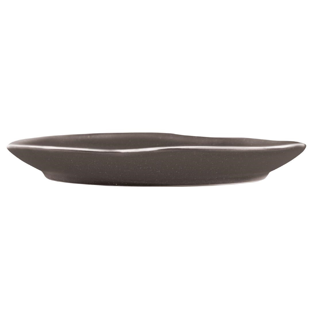 Olympia Chia Charcoal Plate - 200mm 8" (6 Pack) • PAS-DR815