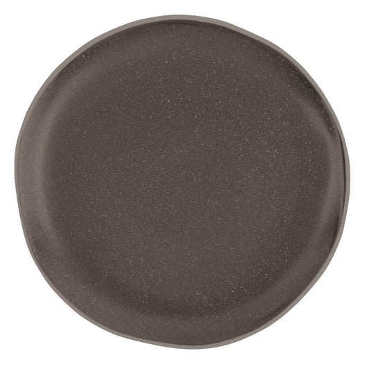 Olympia Chia Charcoal Plate - 200mm 8" (6 Pack) • PAS-DR815