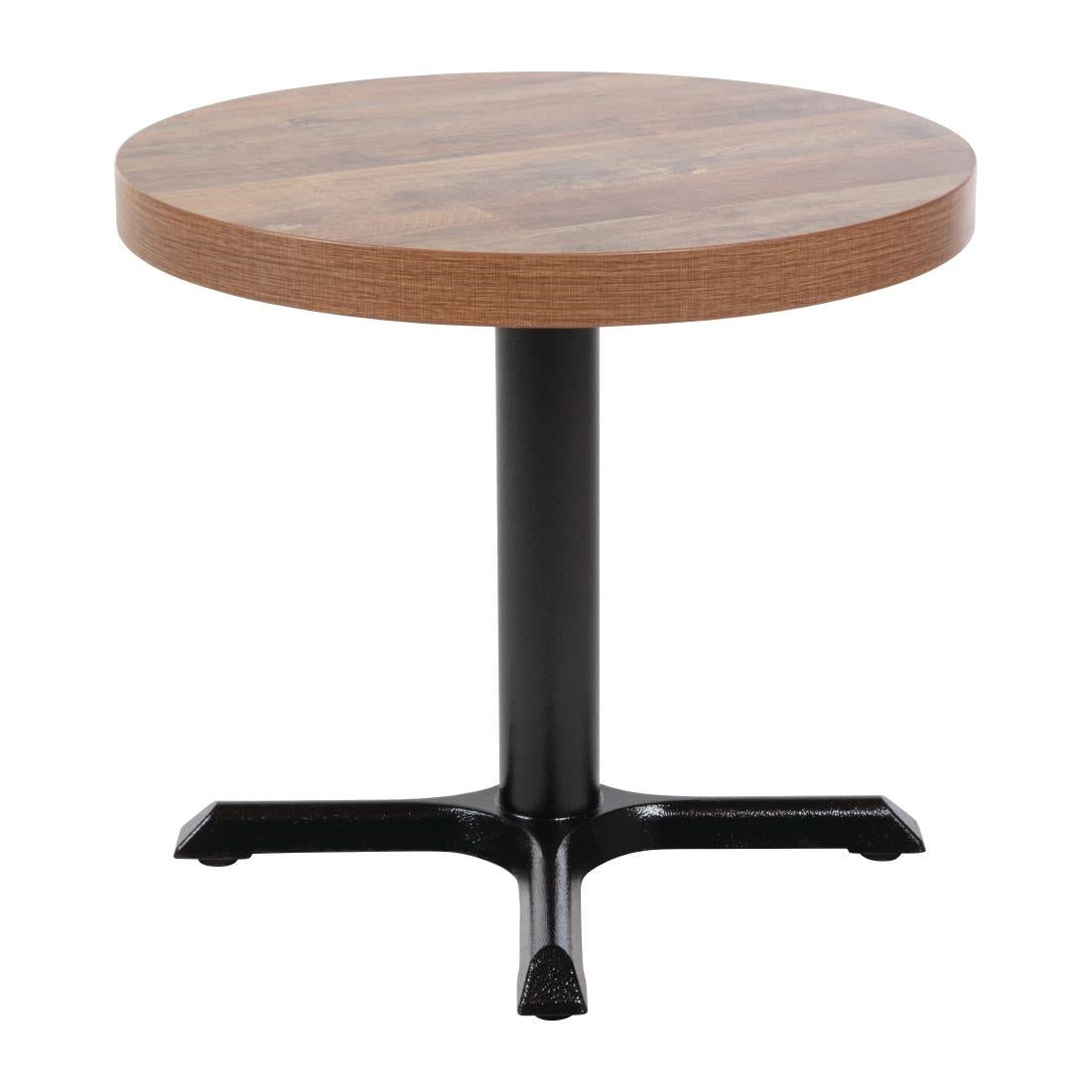 Bolero Pre-Drilled Round Table Top Urban Dark 600mm • PAS-DR822