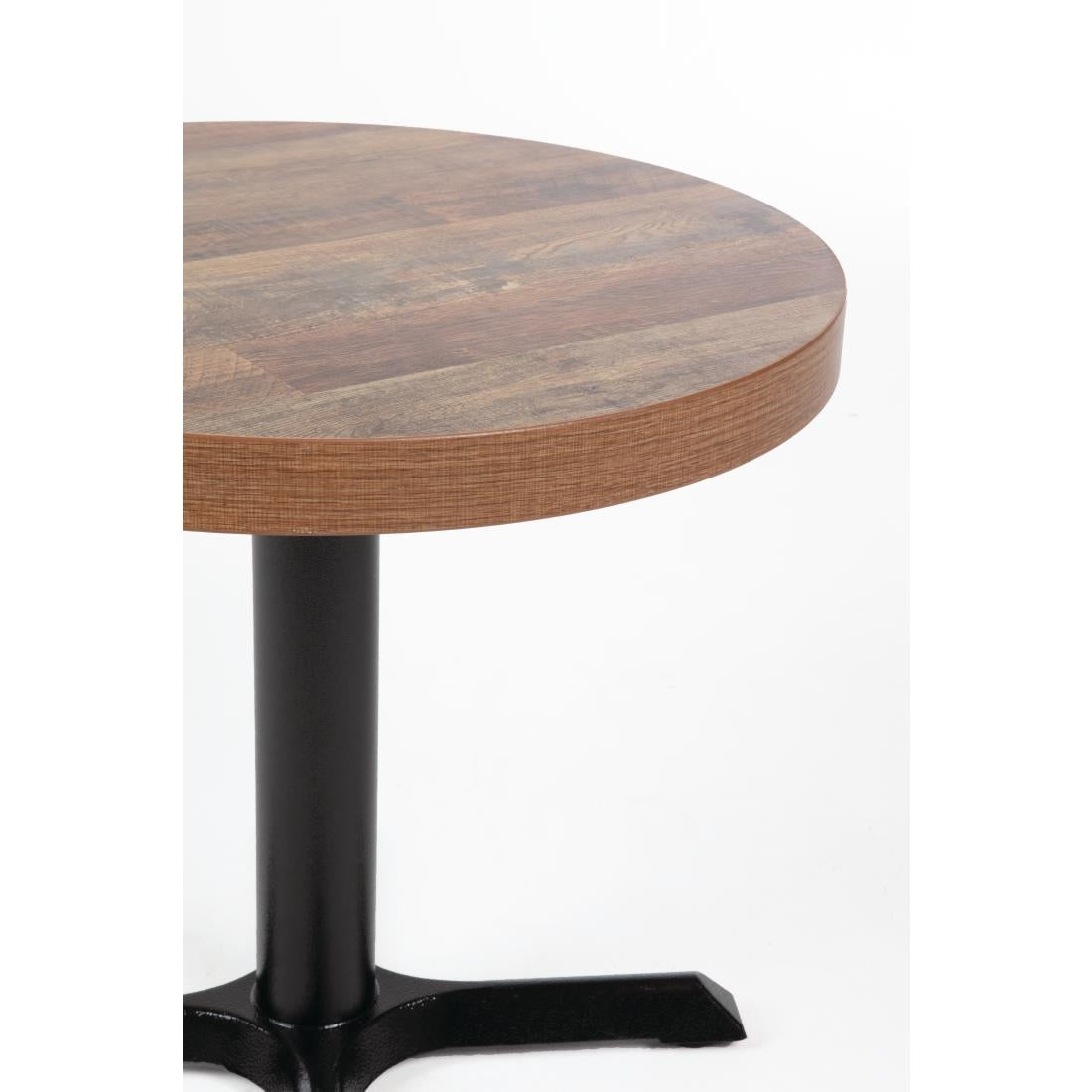 Bolero Pre-Drilled Round Table Top Urban Dark 600mm • PAS-DR822
