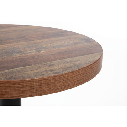 Bolero Pre-Drilled Round Table Top Urban Dark 600mm • PAS-DR822