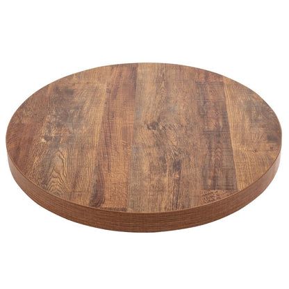Bolero Pre-Drilled Round Table Top Urban Dark 600mm • PAS-DR822