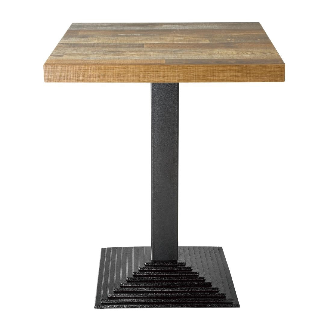 Bolero Pre-Drilled Square Table Top Urban Dark 700mm (Style: Urban Dark. Square. Size: 700x700mm) • PAS-DR823