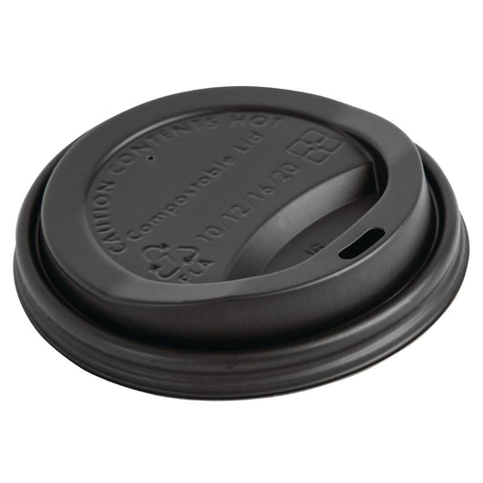 Fiesta Compostable Hot Cup Lids 340ml Pack of 1000 • PAS-DS053