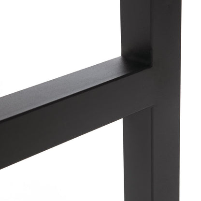 Bolero Square Steel and Acacia Bar Table 600mm • PAS-DS155