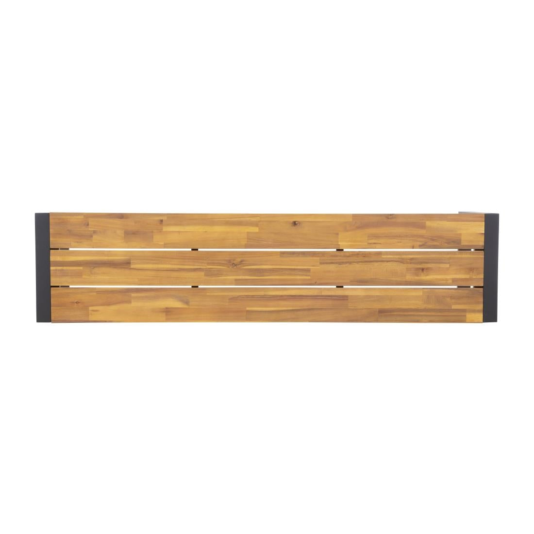 Bolero Acacia Wood and Steel Industrial Benches 1600mm (2 Pack) • PAS-DS158