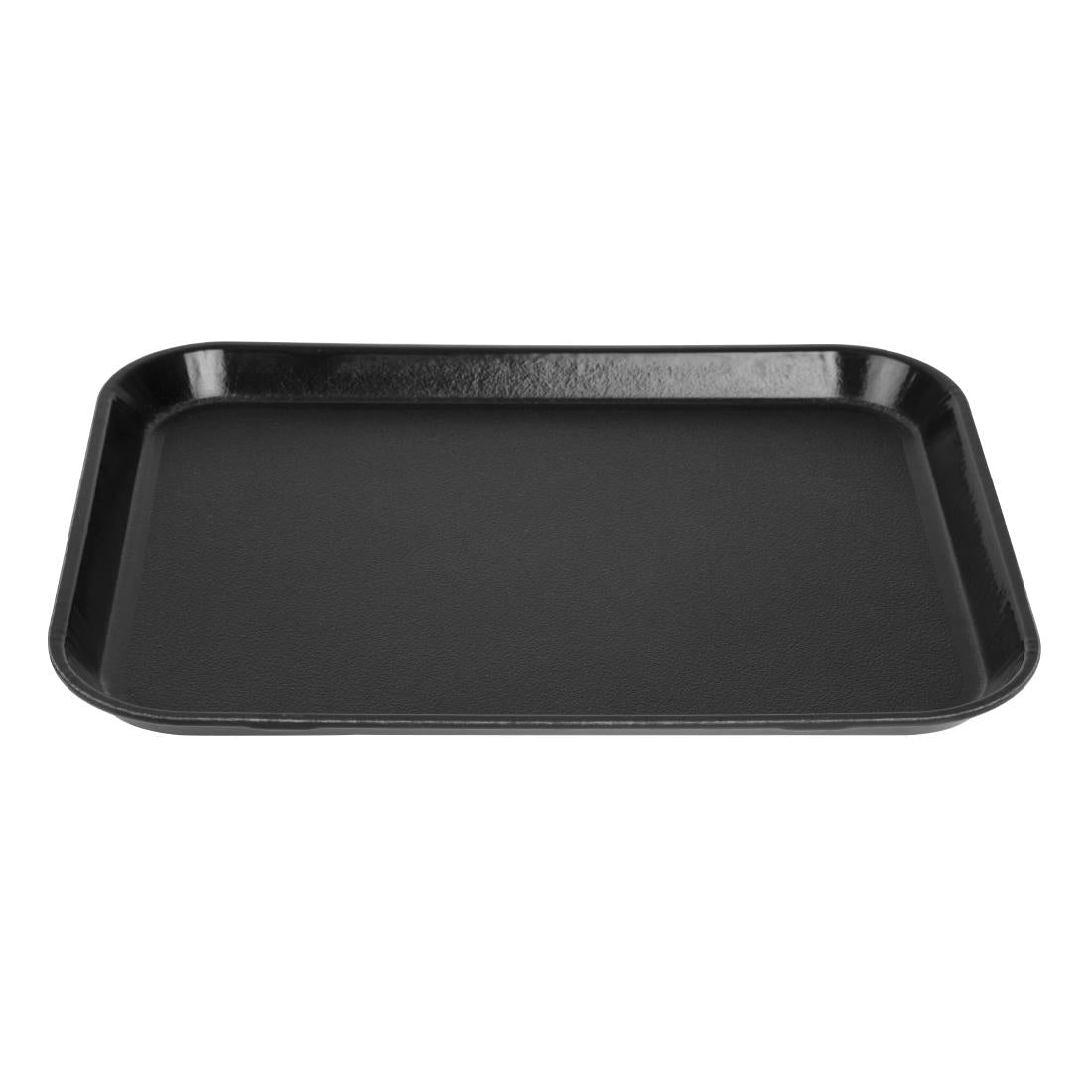 Cambro Epic Tread Non-Slip Rectangular Tray - Black - 270x350mm • PAS-DS516