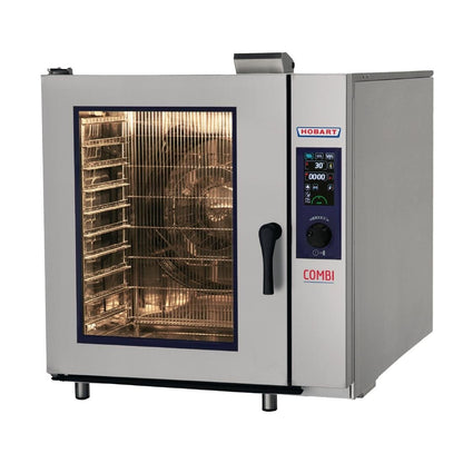 Hobart COMBI 10 x 2/1 GN or 20 x 1/1 GN tray Direct Injection electric combi oven HEJ102E • PAS-DT183