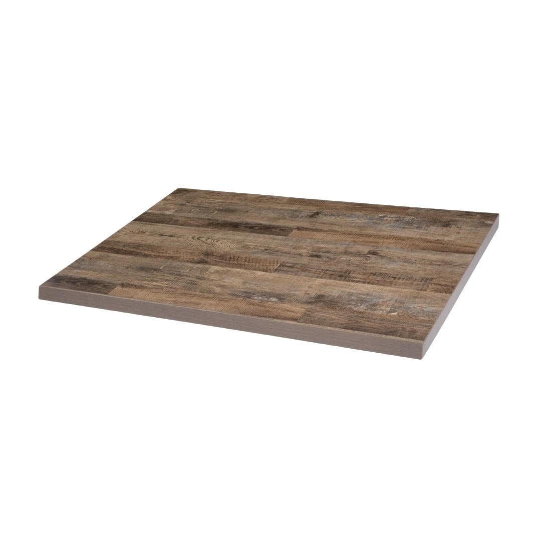 Bolero Pre-drilled Rectangular Table Top Urban Dark 1100x700mm • PAS-DT440