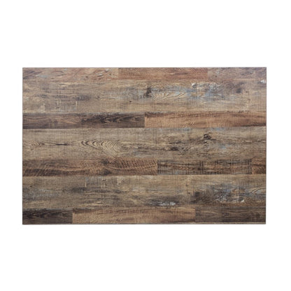 Bolero Pre-drilled Rectangular Table Top Urban Dark 1100x700mm • PAS-DT440