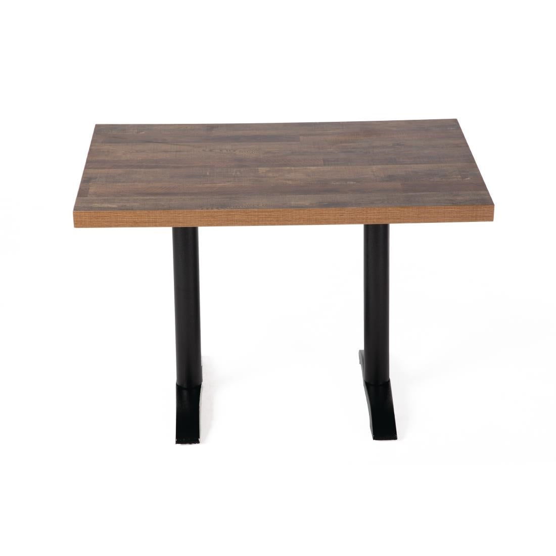Bolero Pre-drilled Rectangular Table Top Urban Dark 1100x700mm • PAS-DT440