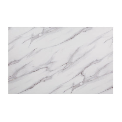 Bolero Pre-drilled Rectangular Table Top Marble Effect 1100x700mm • PAS-DT447