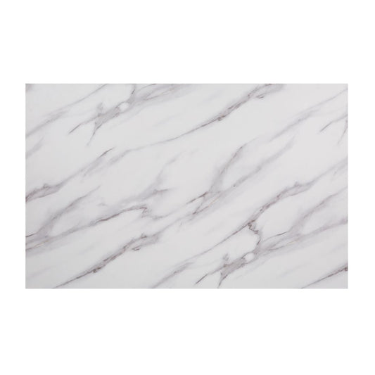 Bolero Pre-drilled Rectangular Table Top Marble Effect 1100x700mm • PAS-DT447