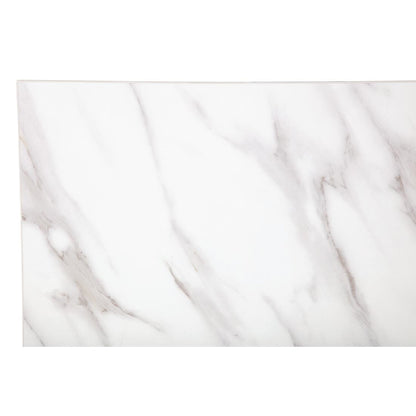 Bolero Pre-drilled Rectangular Table Top Marble Effect 1100x700mm • PAS-DT447
