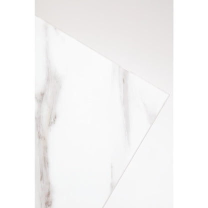 Bolero Pre-drilled Rectangular Table Top Marble Effect 1100x700mm • PAS-DT447