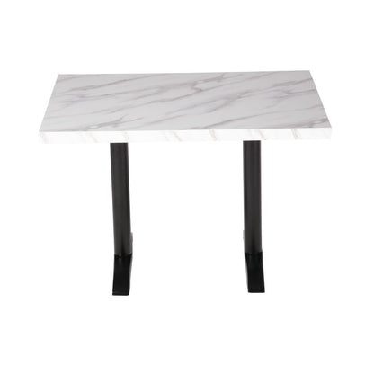 Bolero Pre-drilled Rectangular Table Top Marble Effect 1100x700mm • PAS-DT447