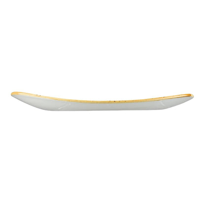 Churchill Stonecast Spiced Orange Triangular Plate 192mm (192(W) x 192(D)mm / 7.5 x 7 .5". Spiced orange. Pack Quantity: 12) • PAS-DT685