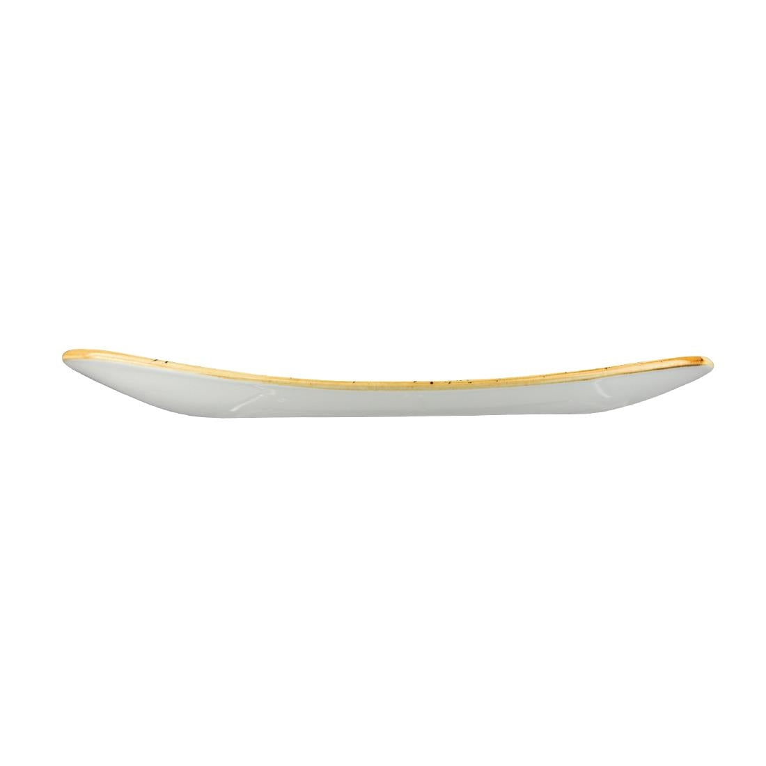 Churchill Stonecast Spiced Orange Triangular Plate 229mm (229(W) x 229(D)mm / 9 x 9". Spiced orange. Pack Quantity: 12) • PAS-DT686