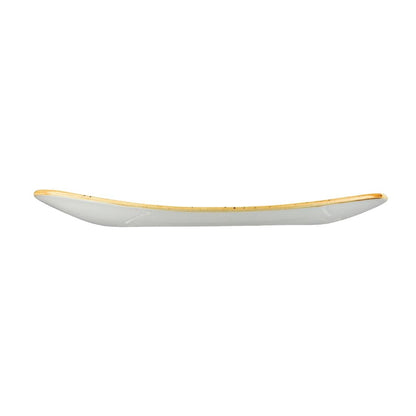 Churchill Stonecast Spiced Orange Triangular Plate 229mm (229(W) x 229(D)mm / 9 x 9". Spiced orange. Pack Quantity: 12) • PAS-DT686