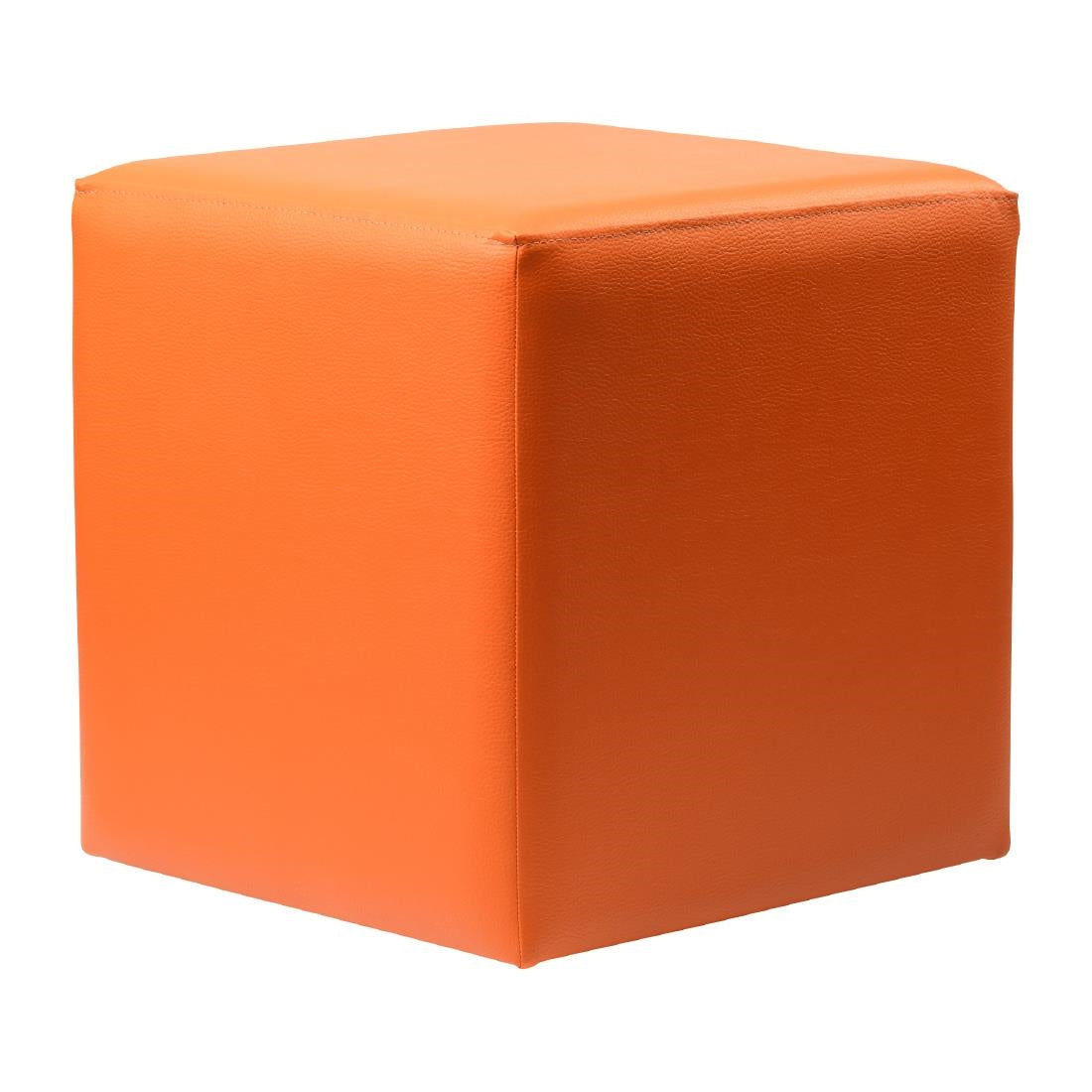 Furnlink Ottoman Cube - Orange (2 Pack) • PAS-DU020