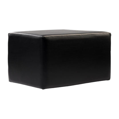 Furnlink Ottoman Rectangle - Black (2 Pack) • PAS-DU023