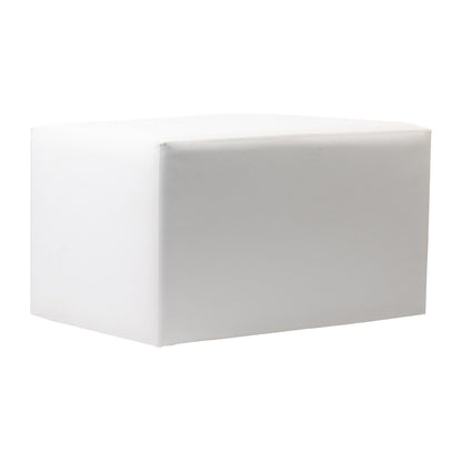 Furnlink Ottoman Rectangle - White (2 Pack) • PAS-DU028