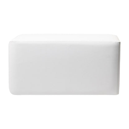 Furnlink Ottoman Rectangle - White (2 Pack) • PAS-DU028