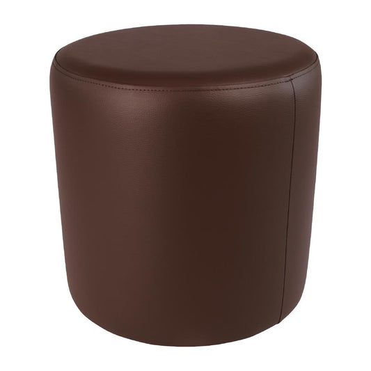 Furnlink Ottoman Round - Chocolate (2 Pack) • PAS-DU030