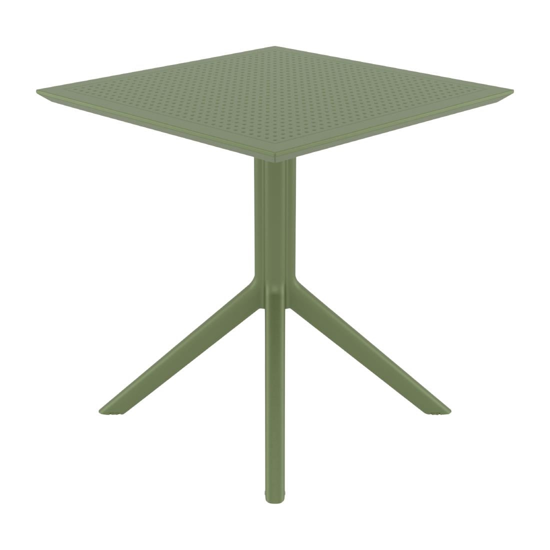 Siesta Sky Table 70 Olive Green • PAS-DU037
