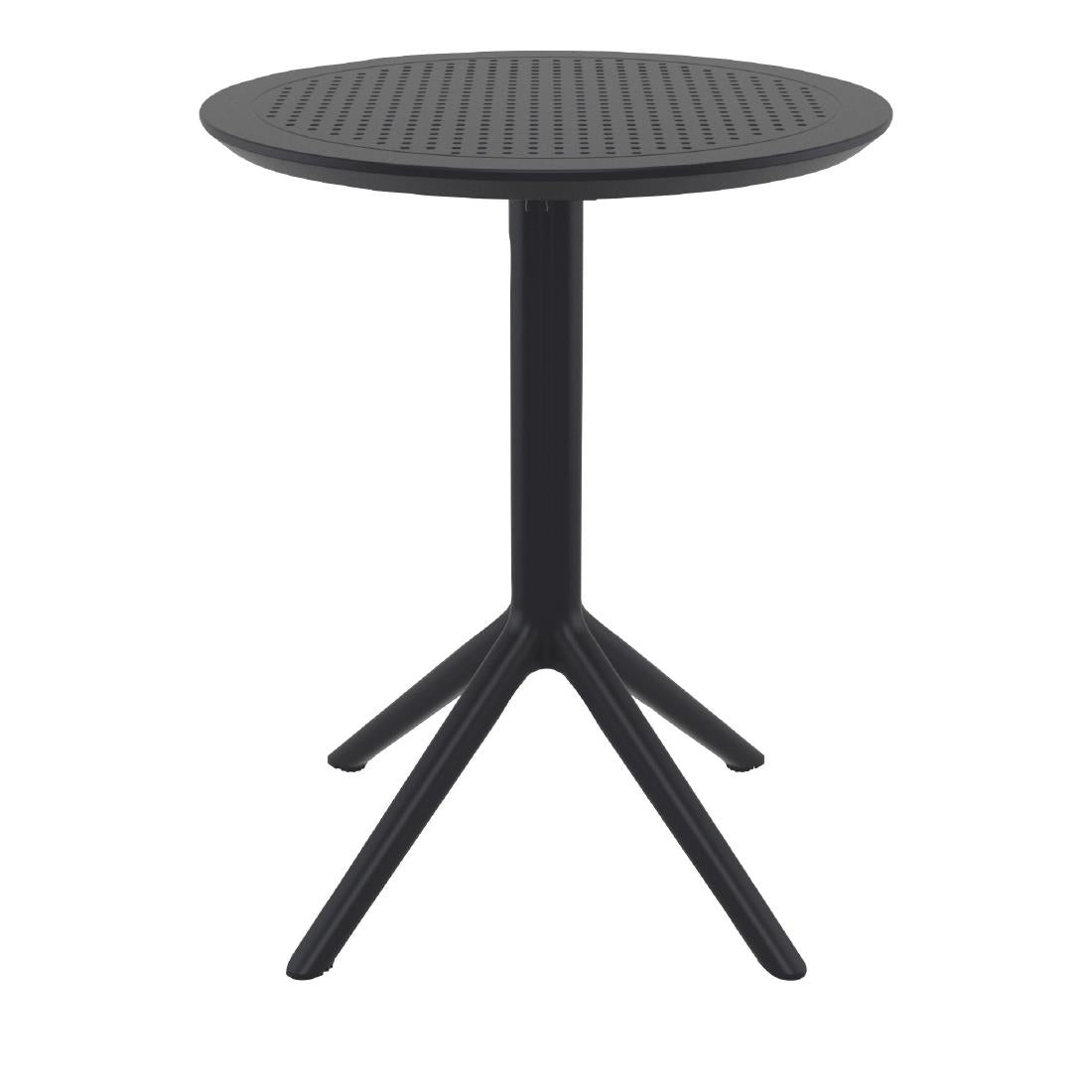 Siesta Sky Folding Table 60 Round Black • PAS-DU056