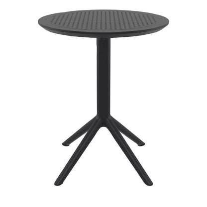 Siesta Sky Folding Table 60 Round Black • PAS-DU056