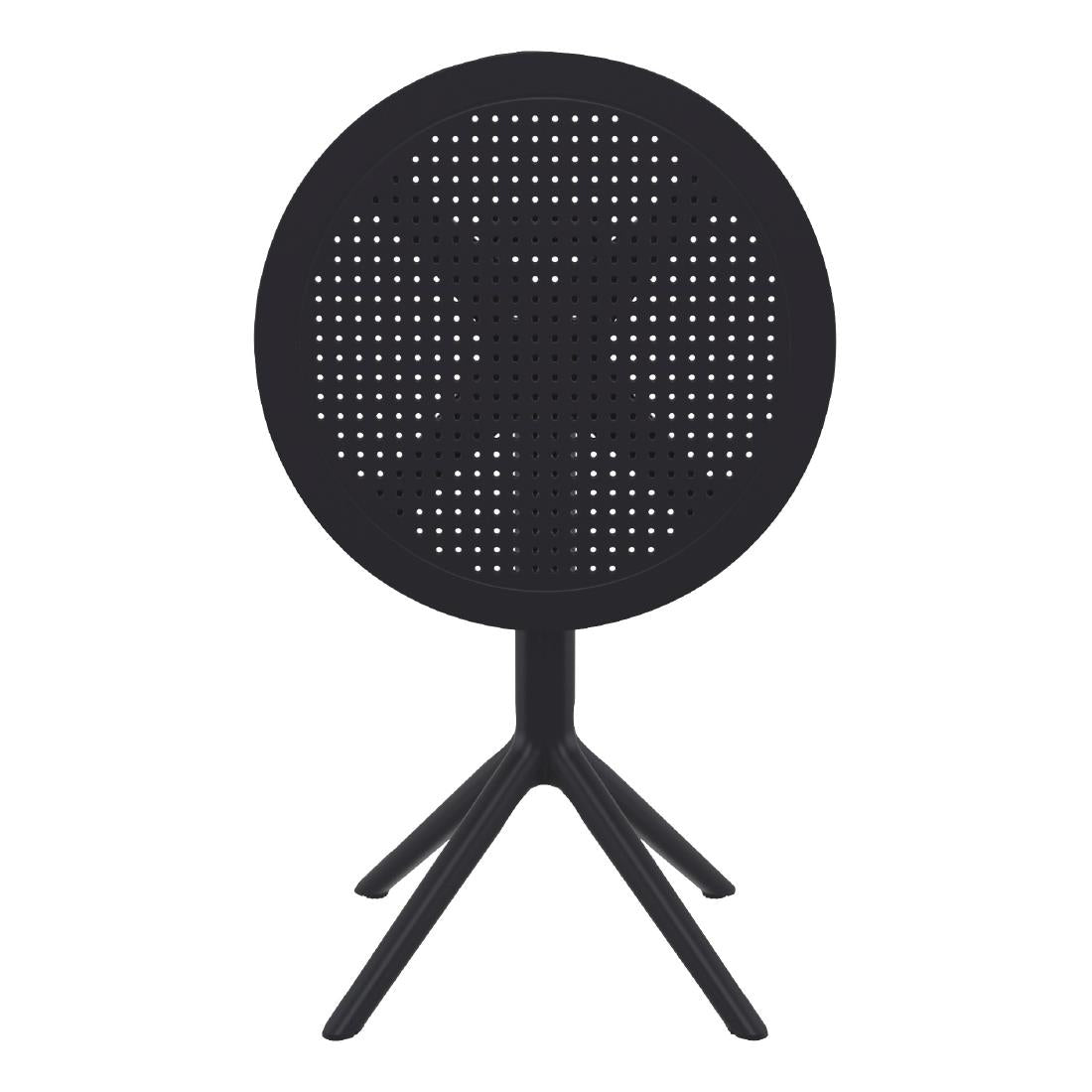 Siesta Sky Folding Table 60 Round Black • PAS-DU056